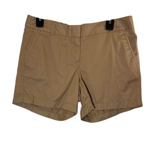 J. Crew Buttery Twill City Fit Chino Shorts Sz 6
